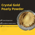 High quality 10-60um Super flash Golden Pearl Pigment Crystal Mica Powder for Paints Plastics Cosmetics Furniture Buddha